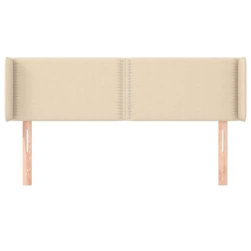 Uzglavlje s ušima krem 147x16x78/88 cm od tkanine - Krema 147 x 16 x 78/88 cm 1 Cijena