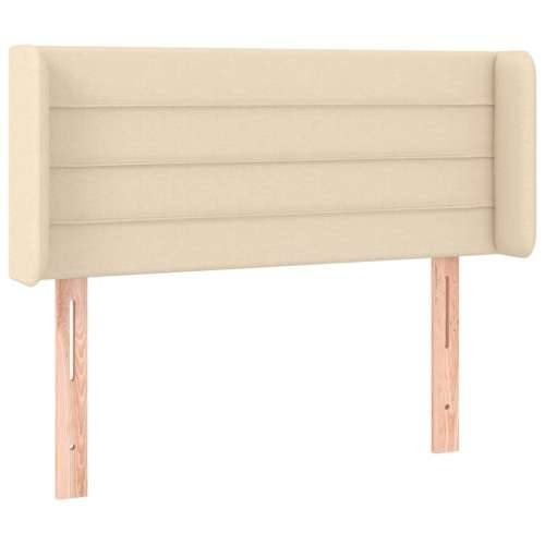 Uzglavlje s ušima krem 93x16x78/88 cm od tkanine - Krema 93 x 16 x 78/88 cm 1 Cijena