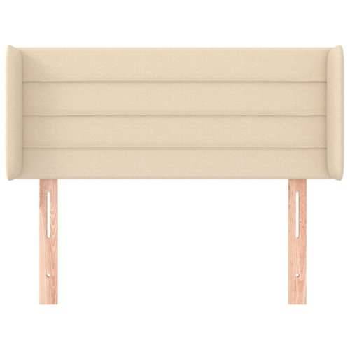Uzglavlje s ušima krem 93x16x78/88 cm od tkanine - Krema 93 x 16 x 78/88 cm 1 Cijena