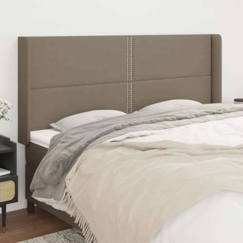 Uzglavlje s ušima smeđesivo 203x16x118/128 cm od tkanine - Sivo-smeđa 203 x 16 x 118/128 cm 1 Cijena