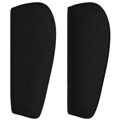 Uzglavlje s ušima crno 103x23x78/88 cm od tkanine - Crna 103 x 23 x 78/88 cm 1 Cijena