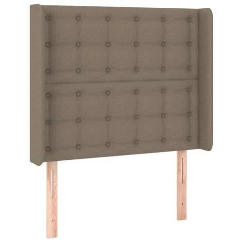 Uzglavlje s ušima smeđesivo 93x16x118/128 cm od tkanine - Sivo-smeđa 93 x 16 x 118/128 cm 1 Cijena