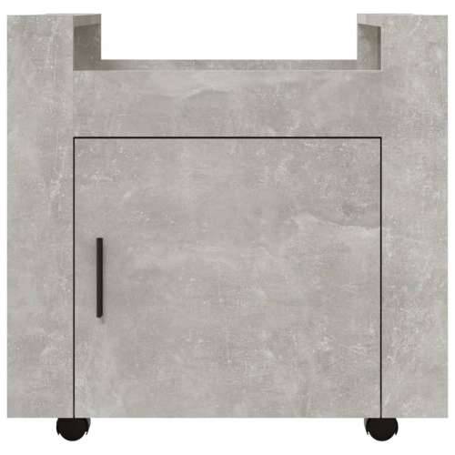 Kolica za radni stol boja betona 60x45x60 cm konstruirano drvo - Beton siva Cijena
