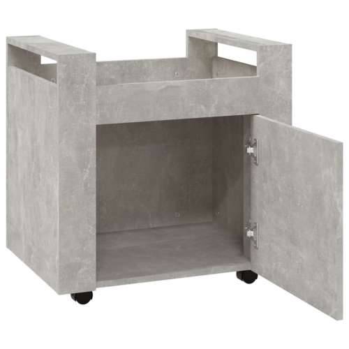 Kolica za radni stol boja betona 60x45x60 cm konstruirano drvo - Beton siva Cijena