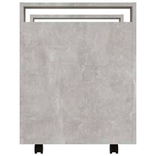 Kolica za radni stol boja betona 60x45x60 cm konstruirano drvo - Beton siva Cijena