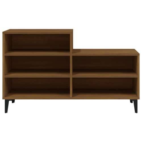 Ormarić za cipele boja hrasta 102x36x60 cm konstruirano drvo - Smeđi hrast 1 Cijena