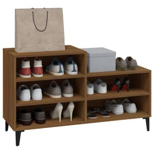 Ormarić za cipele boja hrasta 102x36x60 cm konstruirano drvo - Smeđi hrast 1 Cijena