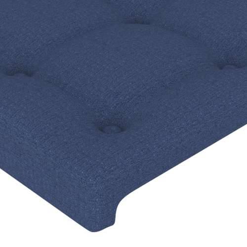 Uzglavlje s ušima plavo 93x23x78/88 cm od tkanine - Plava 93 x 23 x 78/88 cm 1 Cijena