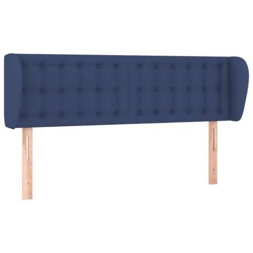 Uzglavlje s ušima plavo 147x23x78/88 cm od tkanine - Plava 147 x 23 x 78/88 cm 1 Cijena