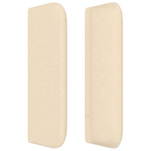 Uzglavlje s ušima krem 203x16x78/88 cm od tkanine - Krema 203 x 16 x 78/88 cm 1 Cijena