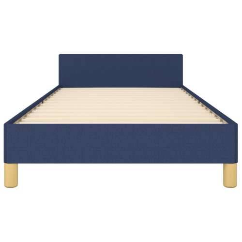 Okvir za krevet bez madraca plava 90x200cm od tkanine - Plava 90 x 200 cm gumbi Cijena