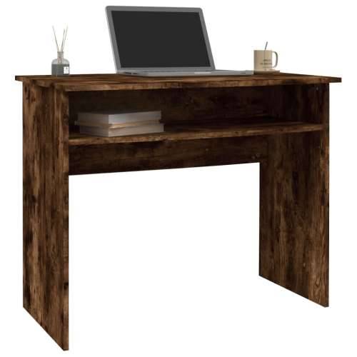 Radni stol boja dimljenog hrasta 90x50x74 cm konstruirano drvo - Dimljeni hrast Cijena