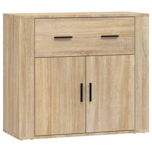Komoda boja hrasta sonome 80 x 33 x 70 cm od konstruiranog drva - sonoma hrast 1 Cijena