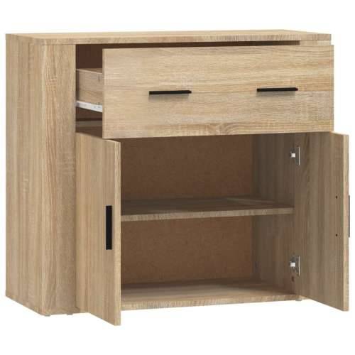 Komoda boja hrasta sonome 80 x 33 x 70 cm od konstruiranog drva - sonoma hrast 1 Cijena