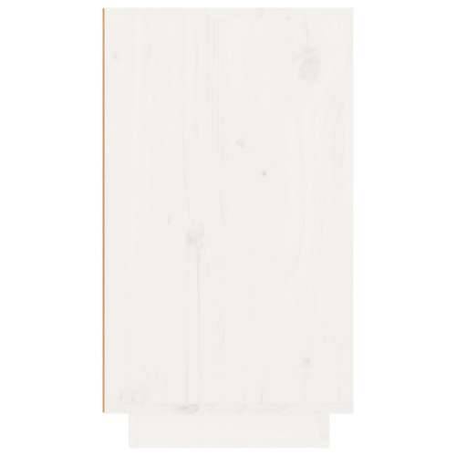 Ormarić za vino bijeli 23 x 34 x 61 cm od masivne borovine - Bijela 1 Cijena