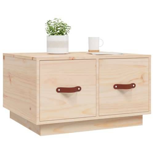 Stolić za kavu 60 x 53 x 35 cm od masivne borovine - Prirodna 1 Cijena
