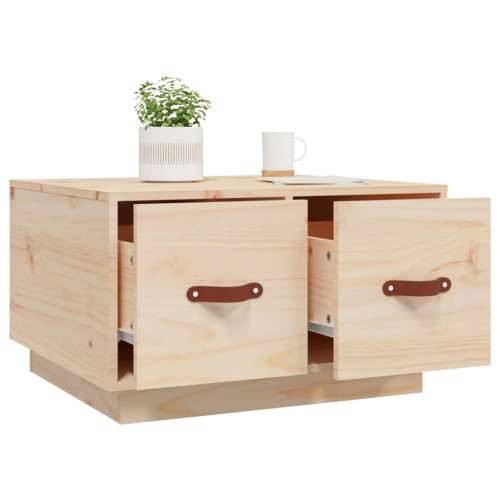 Stolić za kavu 60 x 53 x 35 cm od masivne borovine - Prirodna 1 Cijena