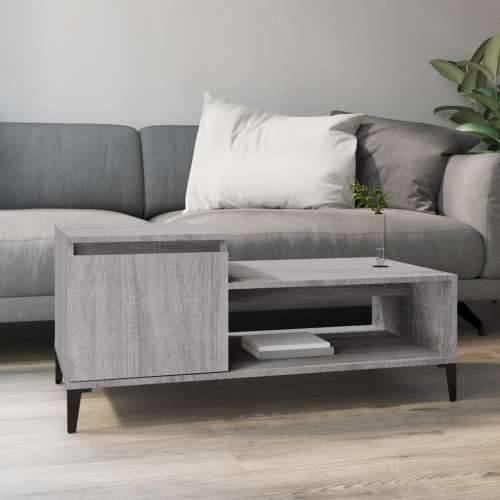Stolić za kavu boja sivog hrasta 100x50x45 cm konstruirano drvo - Sivi hrast sonoma 1 Cijena