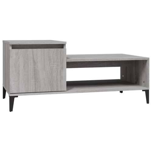 Stolić za kavu boja sivog hrasta 100x50x45 cm konstruirano drvo - Sivi hrast sonoma 1 Cijena