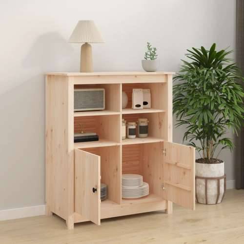 Komoda 83 x 41,5 x 100 cm od masivne borovine - Prirodna 1 Cijena