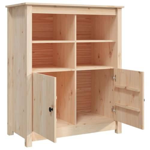 Komoda 83 x 41,5 x 100 cm od masivne borovine - Prirodna 1 Cijena
