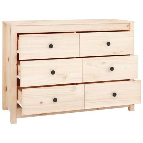 Bočni ormarić 100 x 40 x 72 cm od masivne borovine - Prirodna 100 x 40 x 72 cm 1 Cijena
