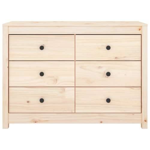 Bočni ormarić 100 x 40 x 72 cm od masivne borovine - Prirodna 100 x 40 x 72 cm 1 Cijena