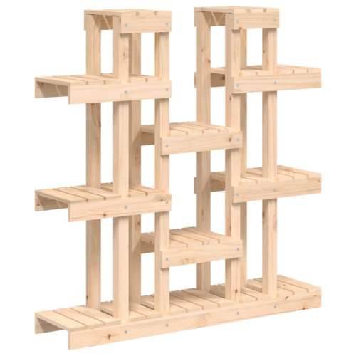 Stalak za biljke 104,5 x 25 x 109,5 cm od masivne borovine - Prirodna 104.5 x 25 x 109.5 cm 1 Cijena