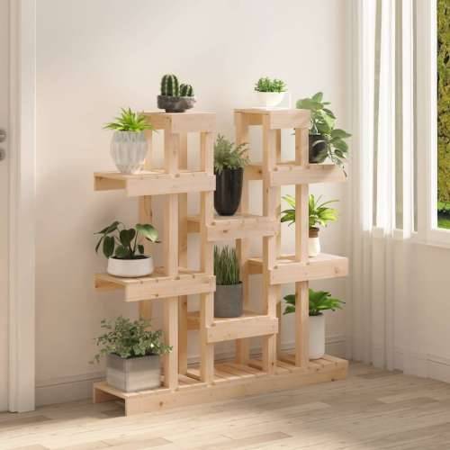 Stalak za biljke 104,5 x 25 x 109,5 cm od masivne borovine - Prirodna 104.5 x 25 x 109.5 cm 1 Cijena