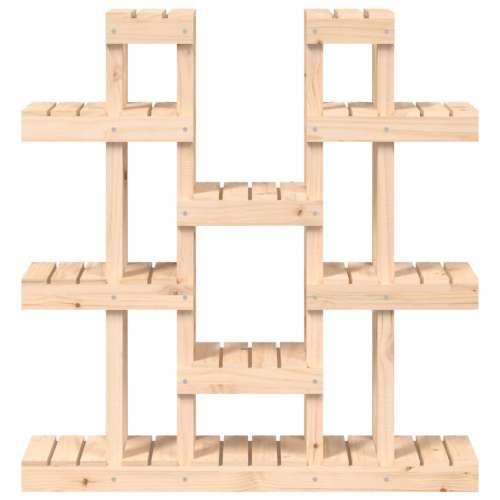 Stalak za biljke 104,5 x 25 x 109,5 cm od masivne borovine - Prirodna 104.5 x 25 x 109.5 cm 1 Cijena