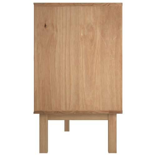 Komoda OTTA smeđe-siva 113,5 x 43 x 73 cm od masivne borovine - Smeđa i siva 1 Cijena