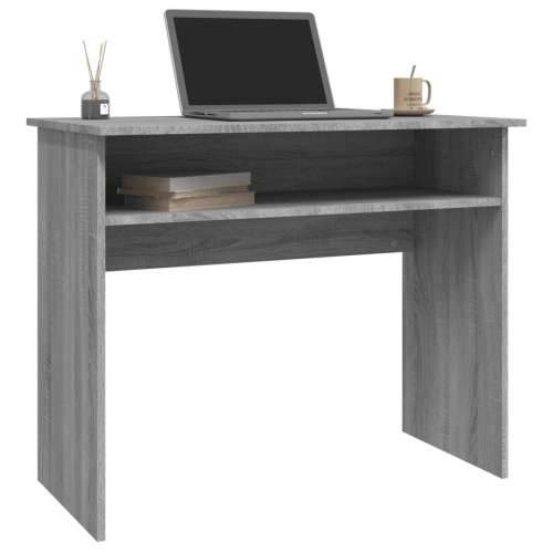 Radni stol boja hrasta sonome 90 x 50 x 74 cm konstruirano drvo  - Sivi hrast sonoma Cijena