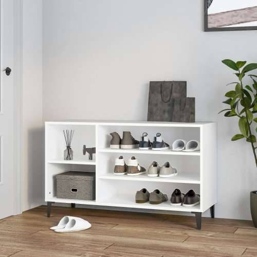 Ormarić za cipele bijeli 102 x 36 x 60 cm od konstruiranog drva - Bijela 1 Cijena