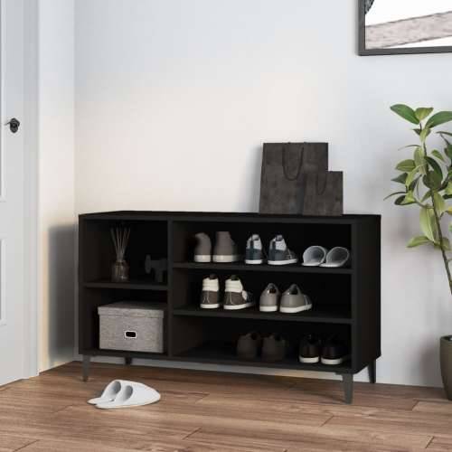 Ormarić za cipele crni 102 x 36 x 60 cm od konstruiranog drva - Crna 1 Cijena