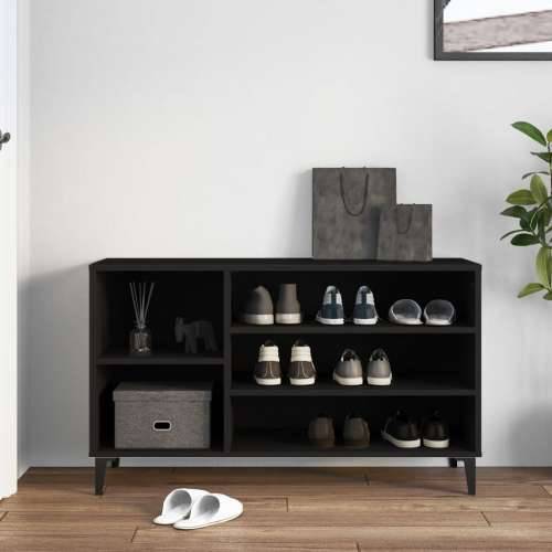 Ormarić za cipele crni 102 x 36 x 60 cm od konstruiranog drva - Crna 1 Cijena