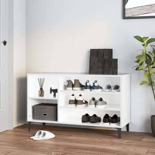 Ormarić za cipele sjajni bijeli 102x36x60 cm konstruirano drvo - Visoko sjajno bijela 1 Cijena