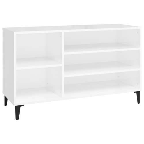 Ormarić za cipele sjajni bijeli 102x36x60 cm konstruirano drvo - Visoko sjajno bijela 1 Cijena