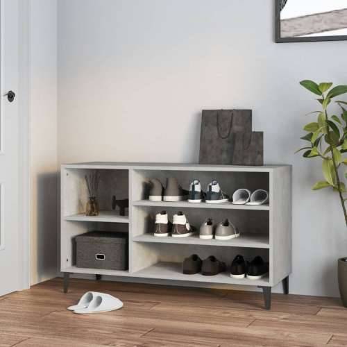Ormarić za cipele boja betona 102x36x60 cm konstruirano drvo - Beton siva 1 Cijena