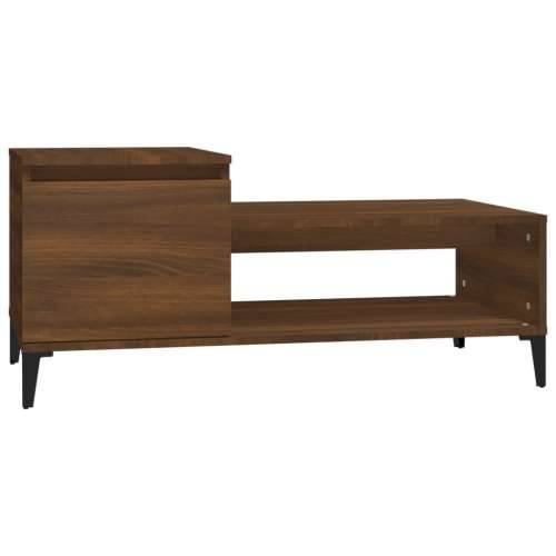 Stolić za kavu boja hrasta 100 x 50 x 45 cm konstruirano drvo - Smeđi hrast 1 Cijena