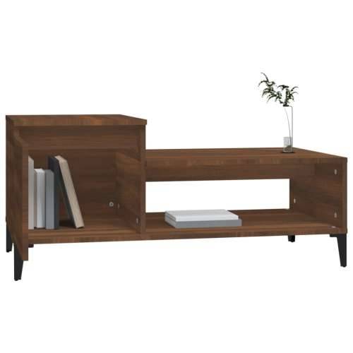 Stolić za kavu boja hrasta 100 x 50 x 45 cm konstruirano drvo - Smeđi hrast 1 Cijena