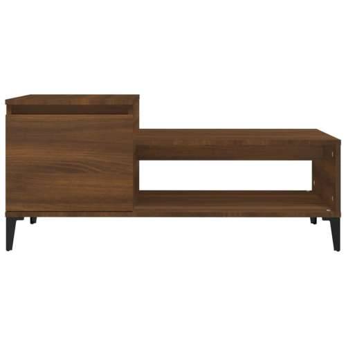 Stolić za kavu boja hrasta 100 x 50 x 45 cm konstruirano drvo - Smeđi hrast 1 Cijena
