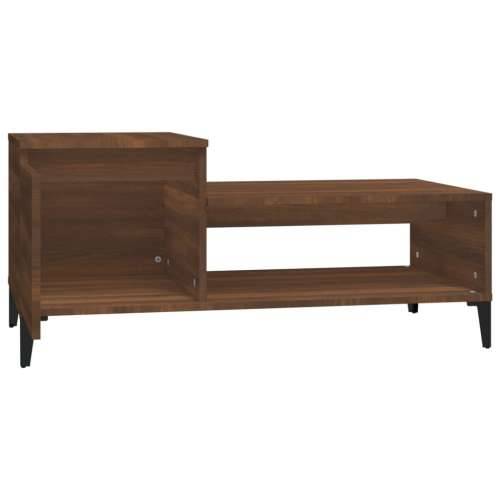 Stolić za kavu boja hrasta 100 x 50 x 45 cm konstruirano drvo - Smeđi hrast 1 Cijena