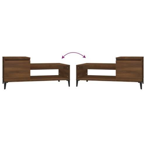 Stolić za kavu boja hrasta 100 x 50 x 45 cm konstruirano drvo - Smeđi hrast 1 Cijena