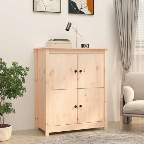 Komoda 83 x 41,5 x 100 cm od masivne borovine - Prirodna 1 Cijena