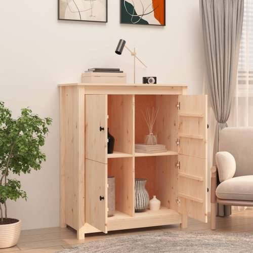Komoda 83 x 41,5 x 100 cm od masivne borovine - Prirodna 1 Cijena