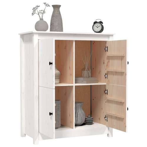 Komoda bijela 83 x 41,5 x 100 cm od masivne borovine - Bijela 1 Cijena