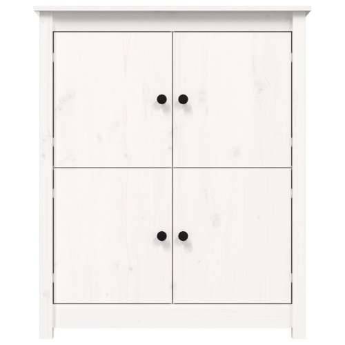 Komoda bijela 83 x 41,5 x 100 cm od masivne borovine - Bijela 1 Cijena