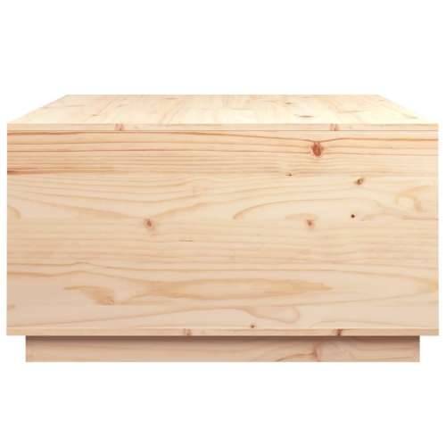 Stolić za kavu 80 x 80 x 45 cm od masivne borovine - Prirodna 1 Cijena