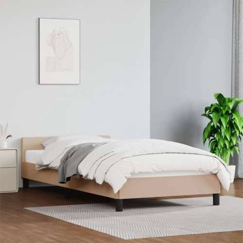 Okvir za krevet s uzglavljem bez madraca cappuccina 100x200 cm - Boja cappuccina 100 x 200 cm Cijena