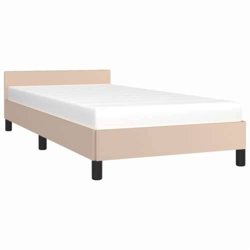 Okvir za krevet s uzglavljem bez madraca cappuccina 100x200 cm - Boja cappuccina 100 x 200 cm Cijena